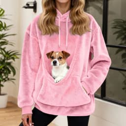Plus Size 2xl Fleece Hoodies Sweatshirt Pet Carrier Thicken Top Animal Pouch Lovers Hoody Cat Pullover Breathable Sweatshirts