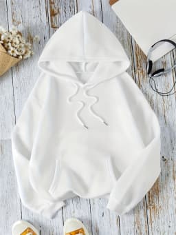 Women's Autumn and Winter Fashionable Casual Loose Geometric Skull Pattern with Plush Warm Long-Sleeved Hooded Sweatshirt