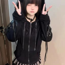 Japanese Kawaii Cat Ears Hooded Hoodies Women Y2k Aesthetic Grunge Casual Bandage Zipper Sweatshirt Fashion Trend Sportswear Top