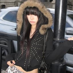 Plush Leopard Pattern Hoodie High Street Urban Beauty 90S Tops Trash Punk American Hip-Hop Rock Retro Chic Casual Women's Hoodie
