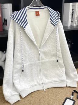 2000s Subculture Polka Dot Slim Sweet Hooded Sweatshirt Autumn Y2k American Vintage Print Casual Cardigan Harajuku Hoodies Chic