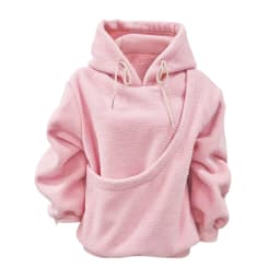 Dog Bag Pet Pocket Loose Hoodies Women Autumn And Winter Casual Fleece Solid Color Pet Pocket Hooded Sweatshirt Pullover Tops