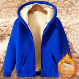 Ladies Thickened Lamb Velvet Open Cardigan Hooded Zipper Loose Outerwear Winter Sweatshirt Trendy Warm plus Size Coat