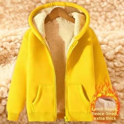 Ladies Thickened Lamb Velvet Open Cardigan Hooded Zipper Loose Outerwear Winter Sweatshirt Trendy Warm plus Size Coat