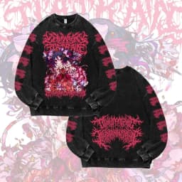 Japanese Harajuku Style Anime Print Subculture Patchwork Color Hoodie Women Gothic Street Punk Y2K Oversized Casual Sweatshirt