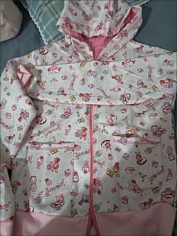 Japanese Kawaii Cute Cartoon Rabbit Print Hoodies Women Casual Grunge Lolita Hooded Sweatshirts Causal Preppy Pink Hoody Jacket