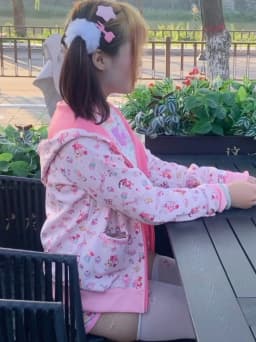 Japanese Kawaii Cute Cartoon Rabbit Print Hoodies Women Casual Grunge Lolita Hooded Sweatshirts Causal Preppy Pink Hoody Jacket