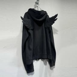 Angel Wing Embroidered Hoodie Pullover Women Sweatshirt Wing Decoration Tops Back Spring Y2k Street Harajuku Loose Pullover