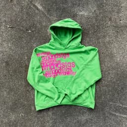 Gothic hooded sweatshirt featuring a chic high-street Grunge aesthetic letter print and a blend Harajuku and American casual top