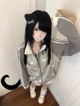 2025 Japanese Cat Embroidery Grunge Sweatshirts Women Y2k Aesthetic Patchwork Loose Hoody Casual Stand Neck Hoodie Preppy Style
