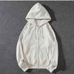 Good Quality Zip Hooded Women And Men Sweatshirt Navy Blue Cotton Casual Street Wear Loose Y2k Spring Autumn Solid Hoodie Jacket