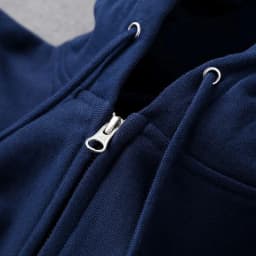 Good Quality Zip Hooded Women And Men Sweatshirt Navy Blue Cotton Casual Street Wear Loose Y2k Spring Autumn Solid Hoodie Jacket