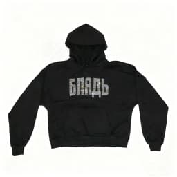 Fashionable American retro y2k hot diamond design sense letter high street gothic punk dark wind hoodie for men and women emo