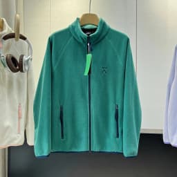 Spring Autumn Outdoor Sports Polar Fleece Sweatshirt Women's Stand-up Collar Zip-up Short Coat Quick-drying Thick Warm Outerwear