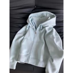 Short Hooded Zip Up Sweatshirt Jacket Women Korean Style Loose Long-sleeved Harajuku Casual Open Front Tops Hoodie Female