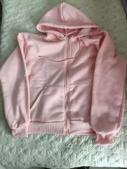 Short Hooded Zip Up Sweatshirt Jacket Women Korean Style Loose Long-sleeved Harajuku Casual Open Front Tops Hoodie Female