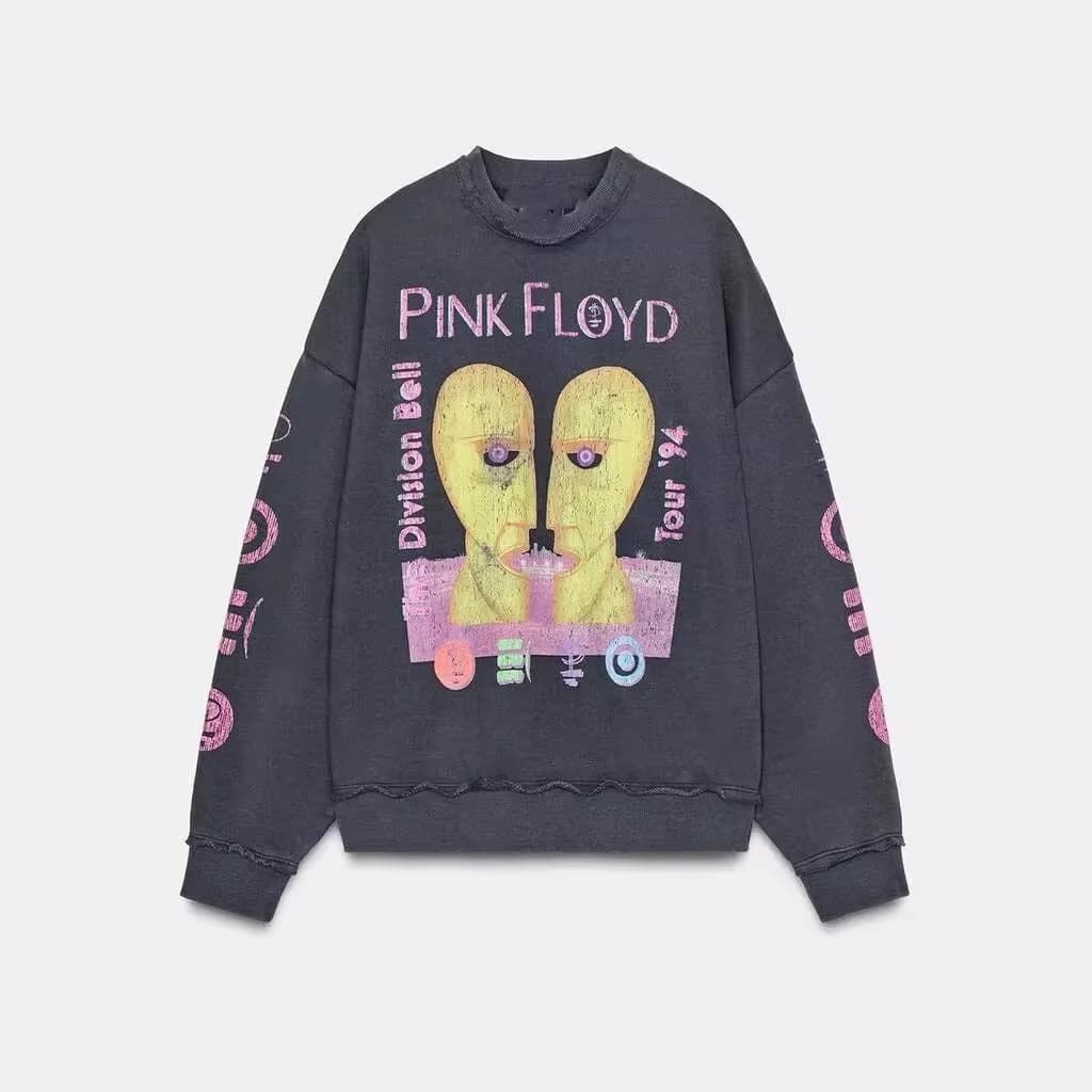 New 2025 Autumn Loose Fit Waed Effect Sweatirt Women's Versatile Faion Korean Sle Long Sve round Ne Sweatirt