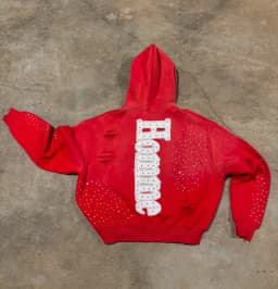America Harajuku Palm Tree Letter Embroidery Loose Hoodie Y2k Hip Hop Fashion Sequin Splice Women Sweatshirt Street Men Clothing