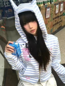 2026 Spring Fashion Letter Print Hooded New Clothing American Polka Dot Star Sweatshirts Women Y2k Sweet Loose Casual Jacket
