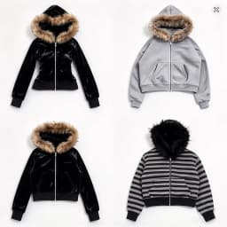 American Hip Hop Zipper Hoodie Female Street Y2K New Punk Padded Sweatshirt Unisex High Street Casual Street Fashion Hoodie