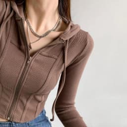 Fashion Slim Short Zip-up Sweatshirts Women Sexy Solid Color Crop Tops Hooded Cardigans Korean Streetwear Hoodies Female