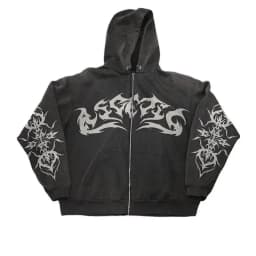 Japanese Harajuku Streetwear Women Hip Hop Print Long Sleeved Zipper Hoodie for Women Autumn New Loose Sweatshirt Y2k Top