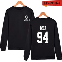 Kpop ASTRO STAR Group Printed Hoodies Moletom Harajuku Sweatshirt Casual Zipper Hoodie Streetwear Jacket Men/Women Clothing