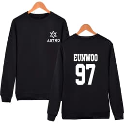 Kpop ASTRO STAR Group Printed Hoodies Moletom Harajuku Sweatshirt Casual Zipper Hoodie Streetwear Jacket Men/Women Clothing