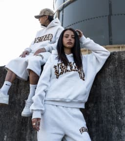 2025 Hoodie Set Man Women Sports Cardigan Jacket Female Winter Street Hip-hop Leopard Print Casual Long Sleeved Sweatshirt Pants