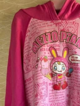 Japanese Kawaii Cute Cartoon Printing Hoodies Women Y2k Aesthetic Casual Patchwork Hoody Y2k Aesthetic Loose Pocket ​Sweatshirt