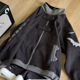 2026 Japanese Subculture Y2k Fleece Hoodie Stand Collar Men Streetwear Women Harajuku Sudaderas Coat Mujer Goth Sweatshirts