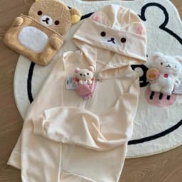 Japanese Cute Core Bear Ears Subculture Slim Fit Zip Up Hoodie Spring Summer New Sweet Girl Sweatshirts Cardigan Jacket Y2k Top