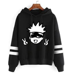 Jujutsu Kaisen Sweatshirts Cartoon Japanese Fashion Gojo Satoru Women's Winter Clothes Hooded Street Wear Hoodie Y2k Tops Anime
