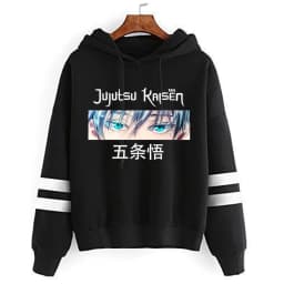 Jujutsu Kaisen Sweatshirts Cartoon Japanese Fashion Gojo Satoru Women's Winter Clothes Hooded Street Wear Hoodie Y2k Tops Anime