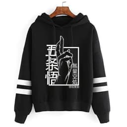 Jujutsu Kaisen Sweatshirts Cartoon Japanese Fashion Gojo Satoru Women's Winter Clothes Hooded Street Wear Hoodie Y2k Tops Anime