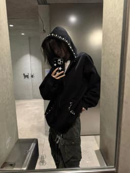 American Retro Loose Casual Street Women Jacket Retro Washed Vintage Hooded Cardigan Autumn Winter Y2k Fashion Sweatshirt New