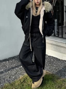 2000s Aesthetic Black Elegant Jacket Woman 2026 Winter Y2k Zip Up Hooded Design Harajuku Coat Female Loose Casual Punk Outfits