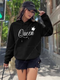 Women's Hoodie High quality Tops Fashion Aesthetic Sweatshirt Streetwear Y2k Clothes Women Pullover Hoodies Pink Light Blue