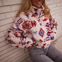 Women Half Zipper Sweatshirts Fashion Printed Autumn Winter Fleece Tops Female Stand Collar Hoodies Lady Thicken Warm Pullovers