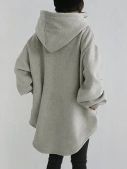 ZANZEA Women's Hoodies Long Sleeve Sweatshirts 2025 Spring Casual Solid Loose Long Drawstring Pullovers Oversized Streetwear 7