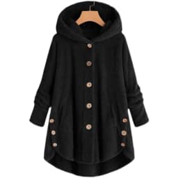 Autumn Winter Coat Women Warm Teddy Bear Coat Wool Jacket Female Plush Coat Hooded Jacket New Women's Coats Solid Color Jacket