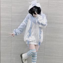 90s Harajuku Kawaii Pullover Fairycore Bandage Sweatshirt Y2k Aesthetics Grunge Hoodies Women E-girl Goth Streetwear Moletom Top