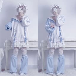90s Harajuku Kawaii Pullover Fairycore Bandage Sweatshirt Y2k Aesthetics Grunge Hoodies Women E-girl Goth Streetwear Moletom Top