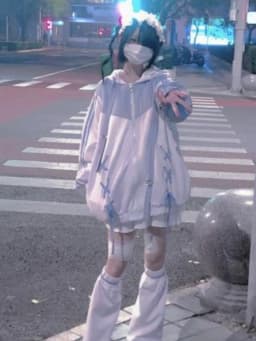 90s Harajuku Kawaii Pullover Fairycore Bandage Sweatshirt Y2k Aesthetics Grunge Hoodies Women E-girl Goth Streetwear Moletom Top