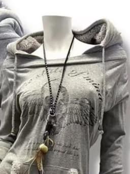Streetwear Letter Skull Print Casual Hoodies Grunge Hooded Drawstring Sweatshirts Y2k Aesthetic Cross Patchwork Vintage Hoody
