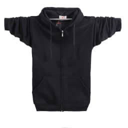 Autumn Winter Fashion Zip-up 95% Cotton Loose Hoody Weatshirt Women And Men Zipper Velvet Long Coat Boyfriend Hooded Blue