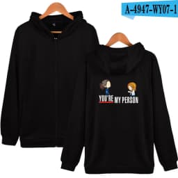 Grey Sloan Memorial Hospital Winter Hoodie Meredith Grey Derek Shepherd Grey's Fleece Warm Jacket Grey's Anatomy Harajuku Coat