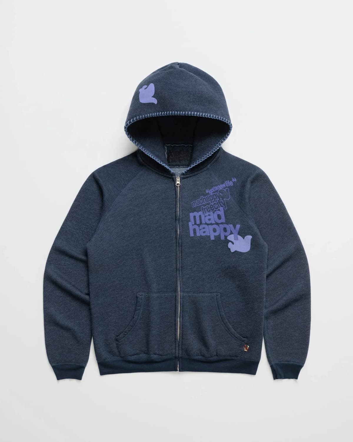 America Zipper Hooded Sweatshirt Women Casual Loose Y2K Letter Printed Hooded Harajuku Street Color Retro Simple Coat
