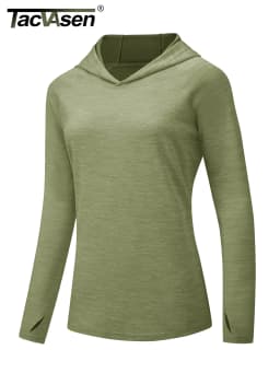 Women's UPF 50+ Sun Protection Hoodie Lightweight Long Sleeve Thumb Hole Hooded Sweatshirt for Hiking, Running & Workout