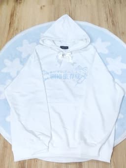 Original Mine Sweatshirt Tops Women Girls Medical Water Color System Mass-Produced Japanese Black and White Hoodies